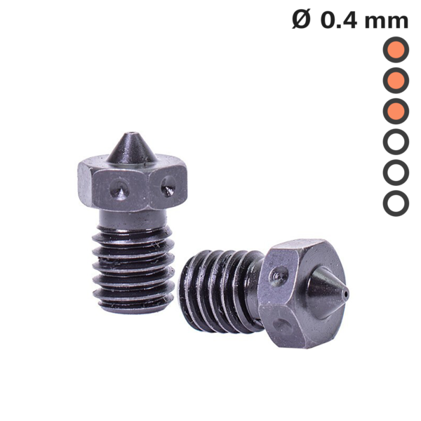 Boquilla de acero E3D V6 0.4 mm